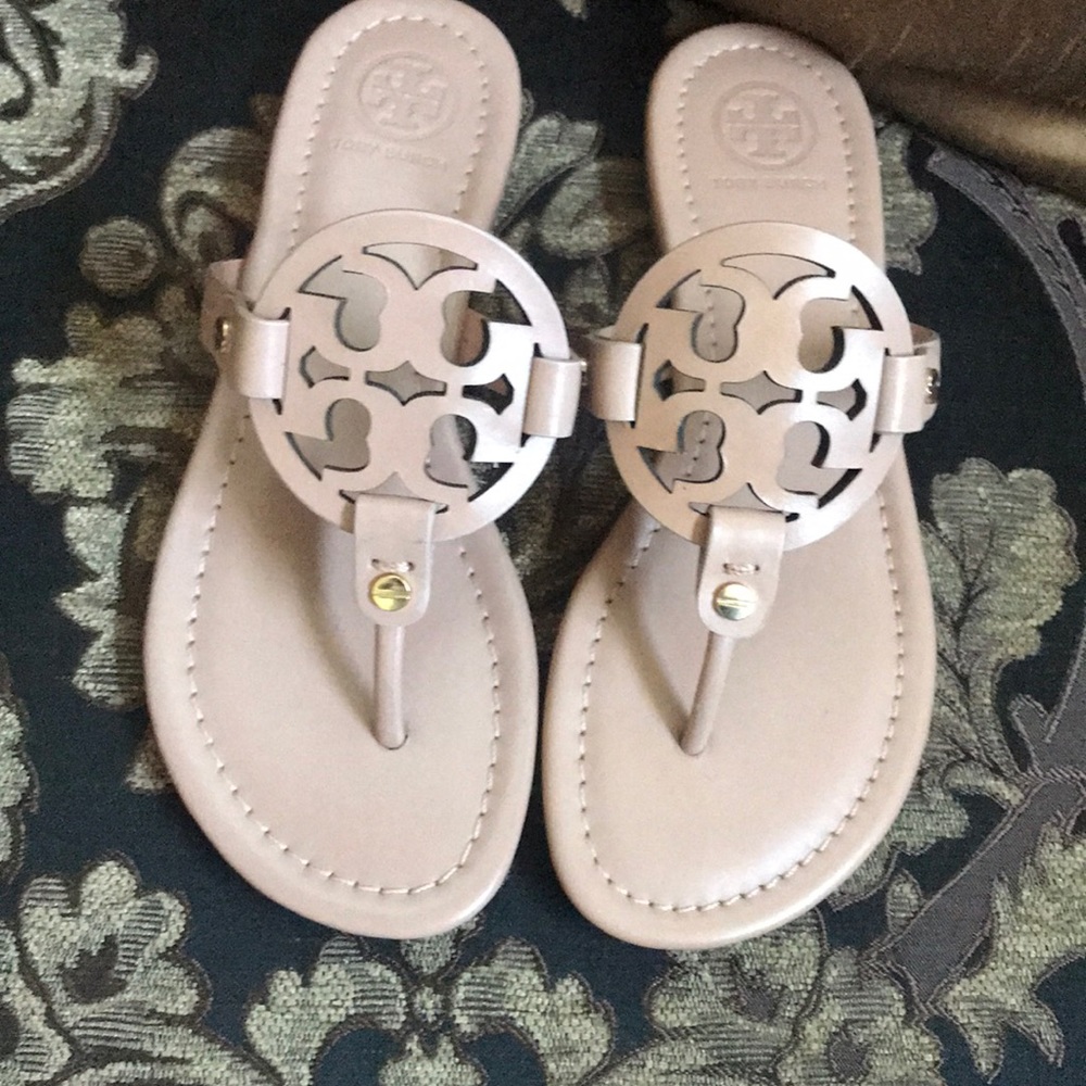 Brand New Tory Burch Miller Sandals (Makeup)